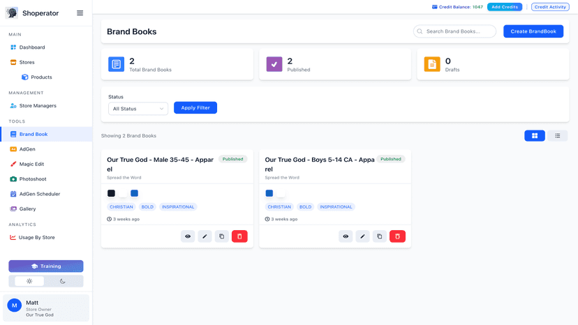 Store BrandBook