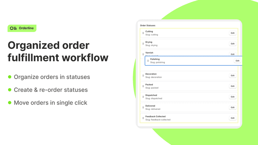 workflow management with custom statuses