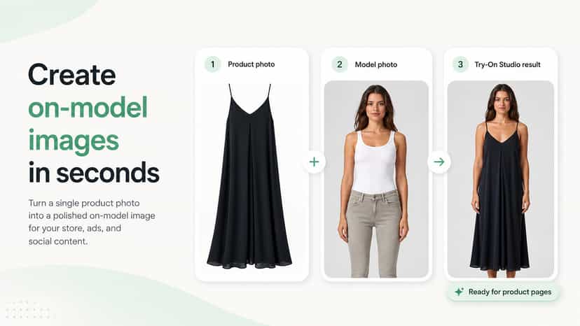 Try-On Studio creates on-model images