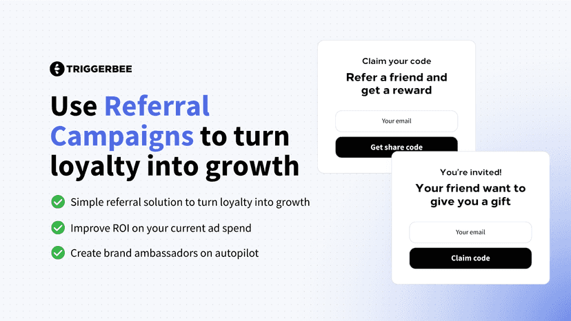 Triggerbee referral marketing campaigns