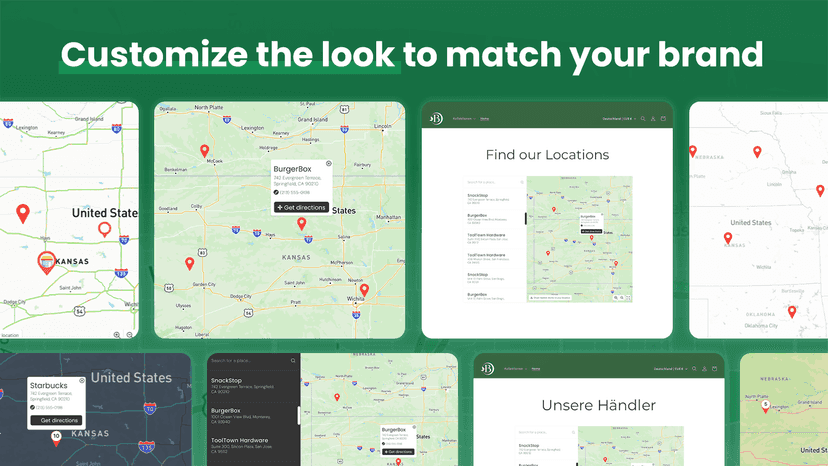 Customize the look to match your brand