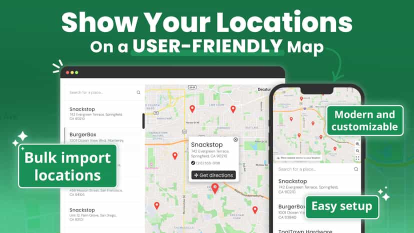 Show Your Locations on a User_Friendly Map