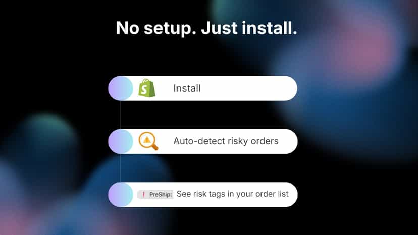 Install PreShip Alert and automatically detect risky orders