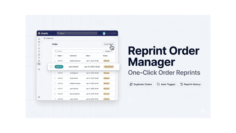 Featured Image for Reprint Order Manager app