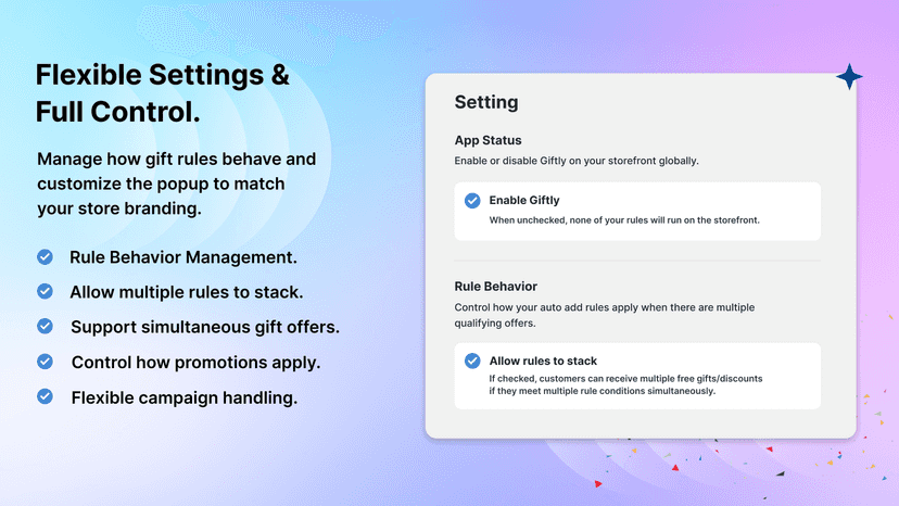 Setting Page