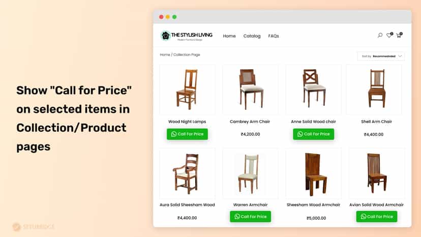 price on request shopify