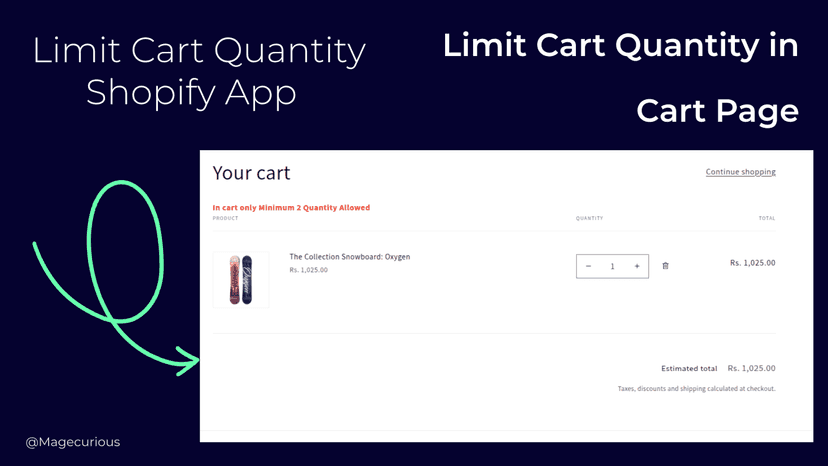limit cart quantity