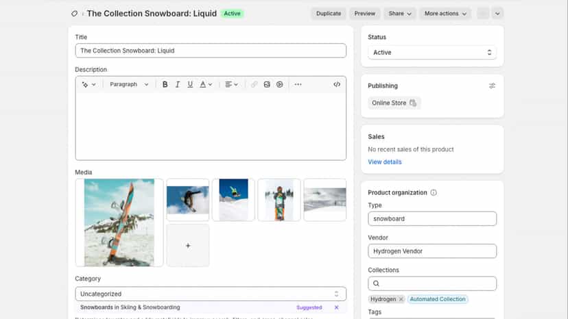 Apply synced photos directly to product listings