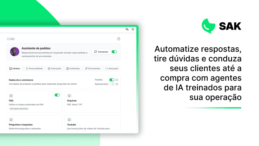 Mensagens automátizadas