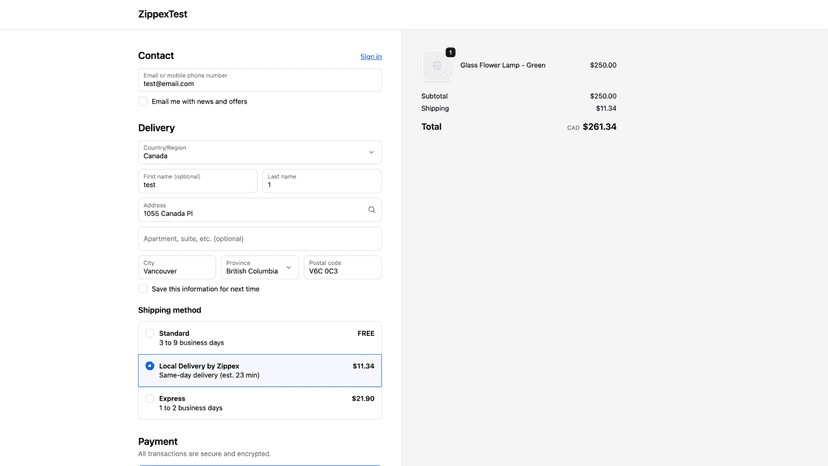 Checkout for users
