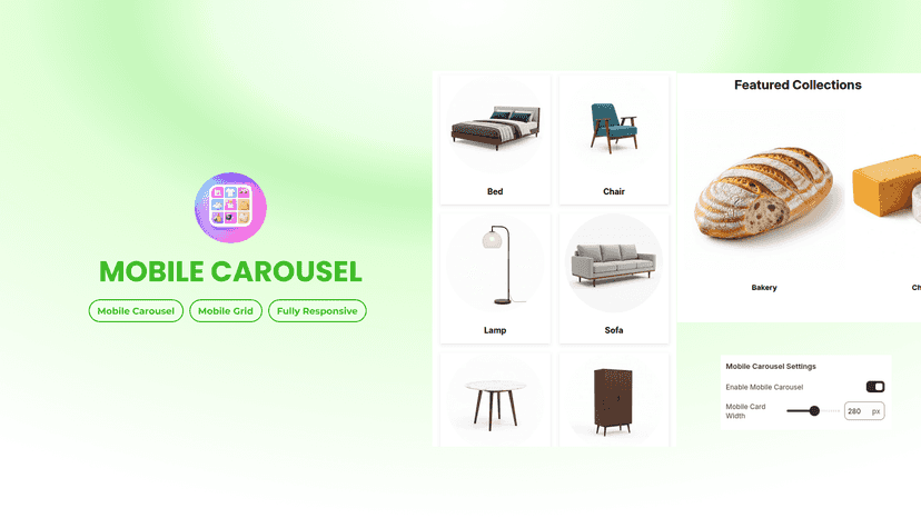 ShopVisual - Collection Grid: Mobile Responsive with Carousel