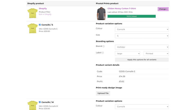 Link product