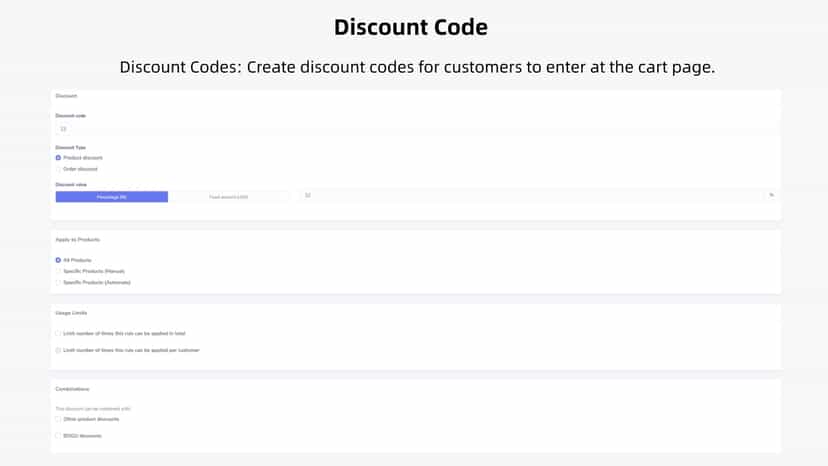 Discount Code