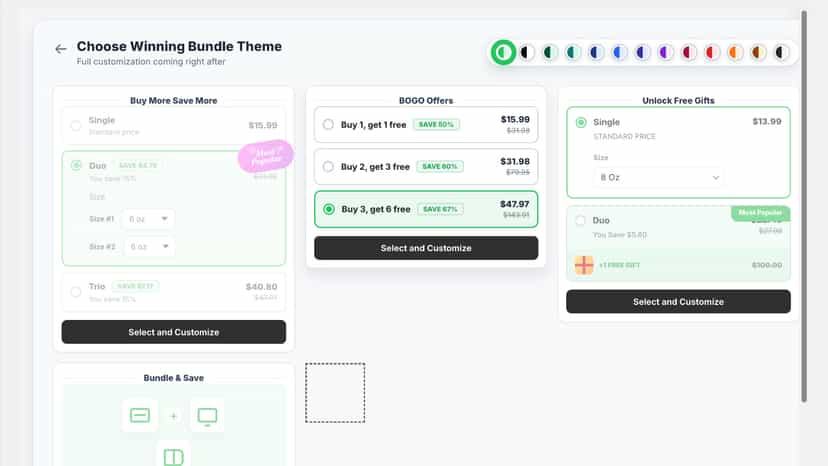 bundle page