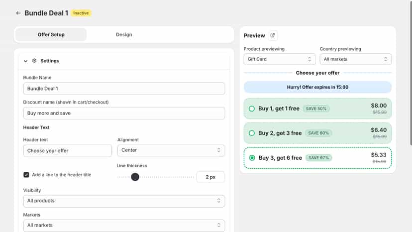 bundle builder