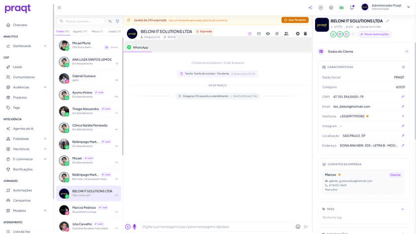 Chat de Atendimento
