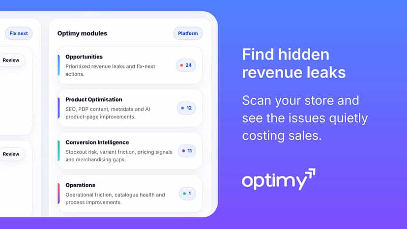 Optimy revenue leak detection and store issue scanning