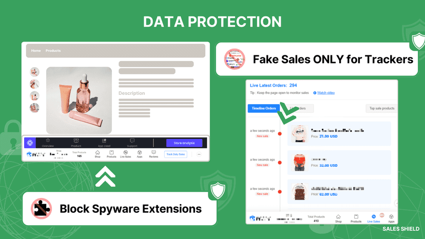 Protect your data from trackers! Block spyware extensions.