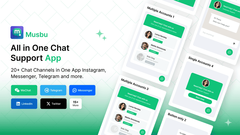Social chat button shopify app