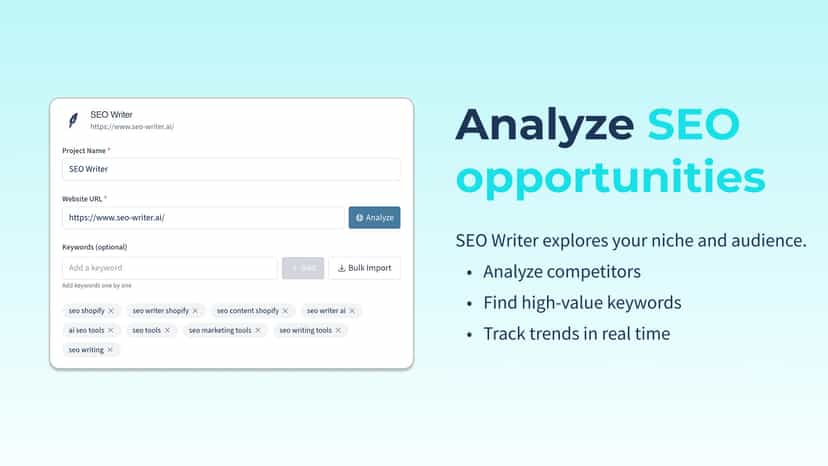 Analyze SEO opportunities