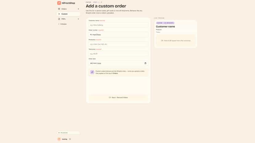 Create custom Videos