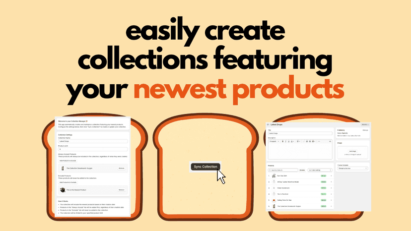 Create a new arrivals collection with simple setup
