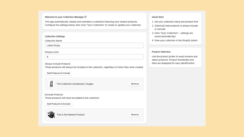 Stay Fresh's simple and straightforward UI