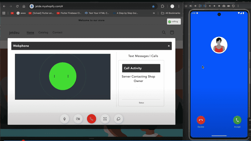 Answer chats, calls, and video instantly—right from your phone