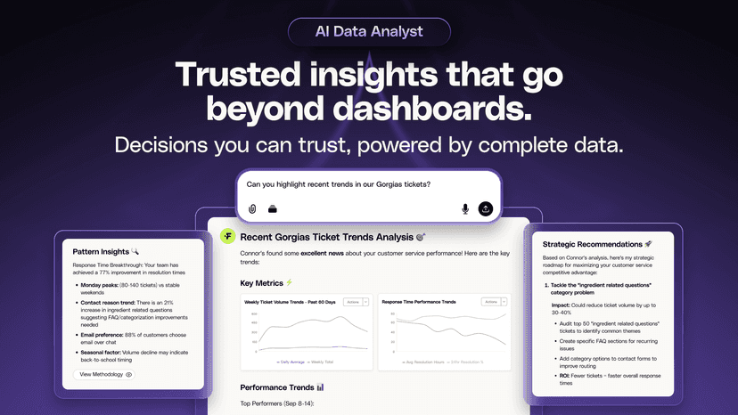 Trusted insights that go beyond dashboards