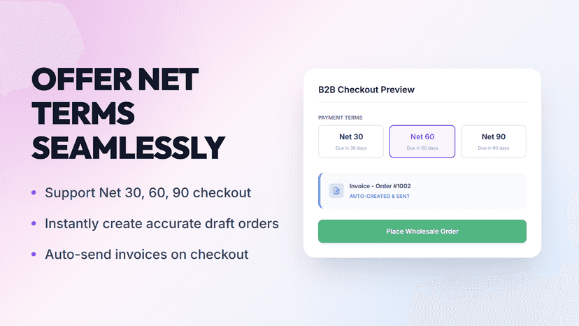 Offer Net Terms Seamlessly