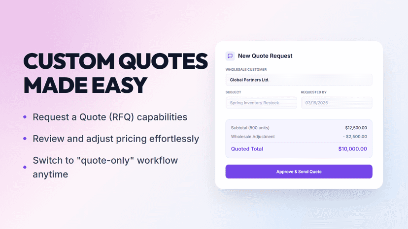 Custom Quotes Made Easy