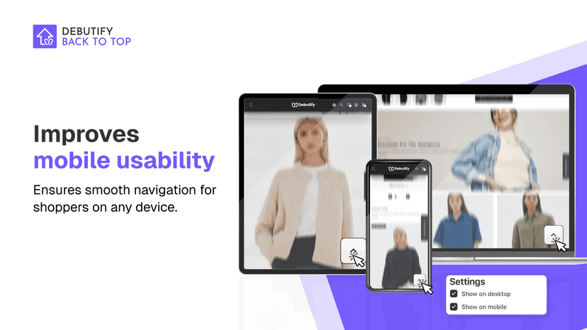 Improves mobile usability