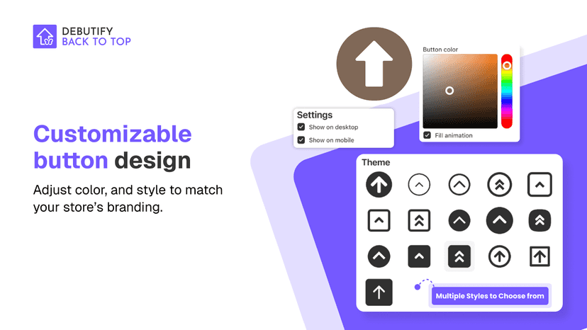 Customizable button design