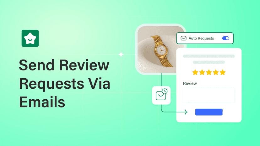 Auto send review requests at optimal times after purchase
