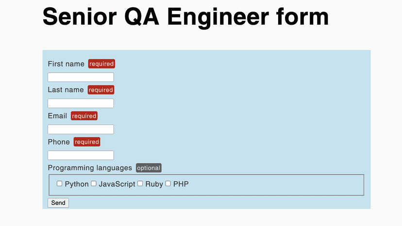 published form