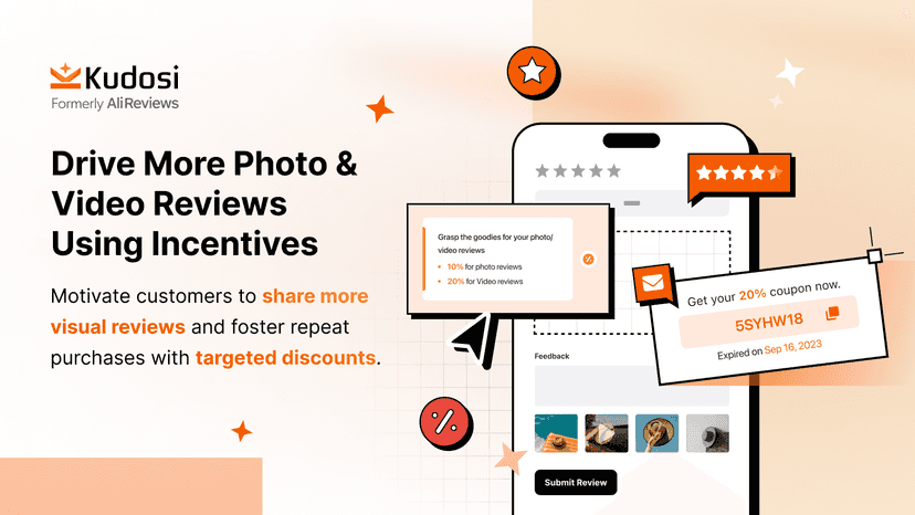 AliReview collect, show UGC and video reviews using incentives