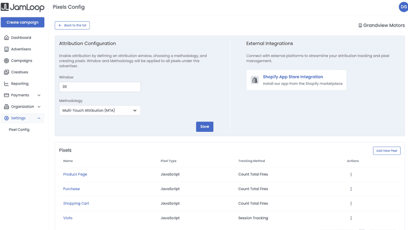 Set up your Shopify attribution connection