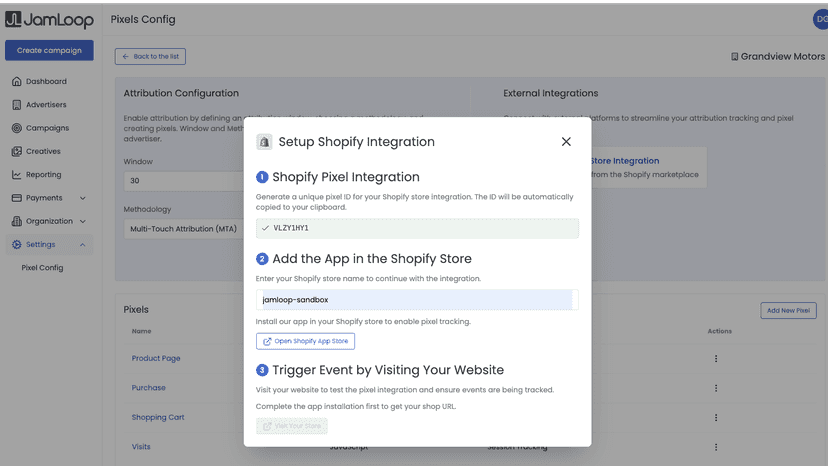 Connect your Shopify store