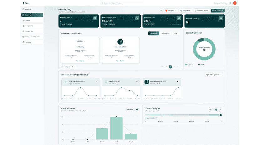 Track influencer marketing ROI accurately