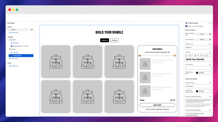 Bundle App Backend Dummy