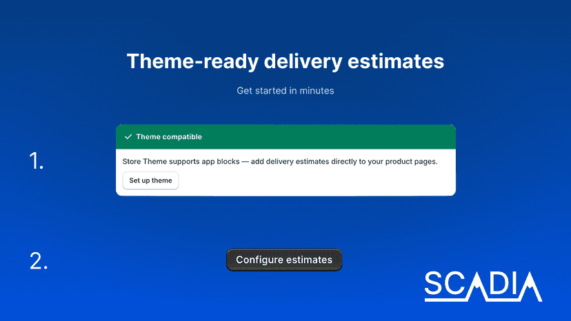 App overview: Theme compatibility and setup button