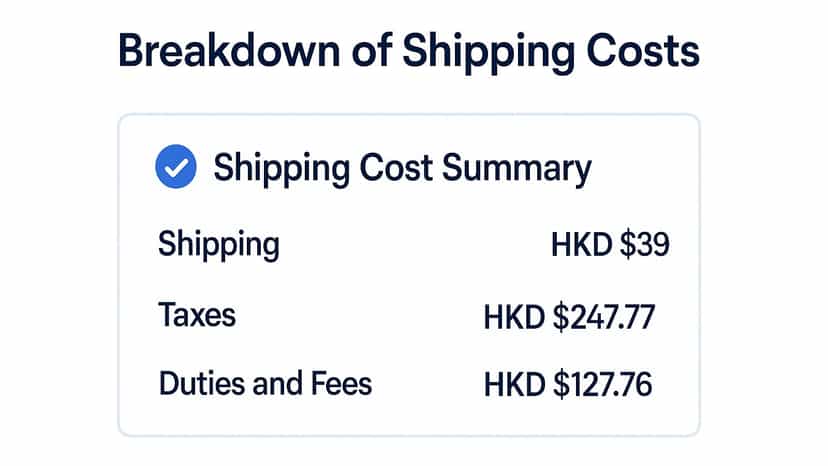 Breakdown of Shipping Costs