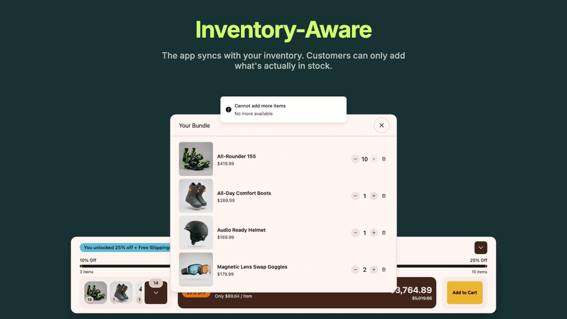 Inventory aware