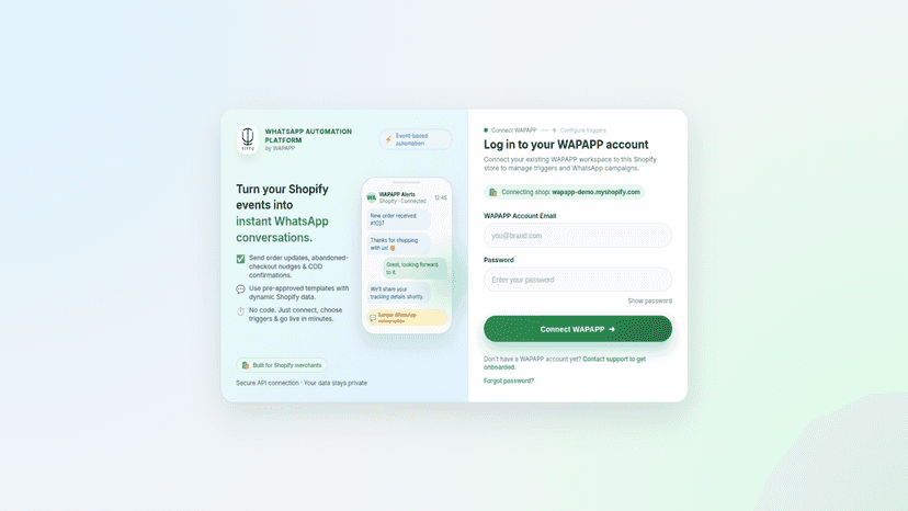 Connect WAPAPP