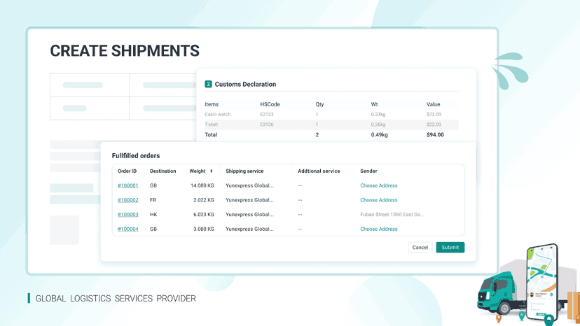 Create Shipments