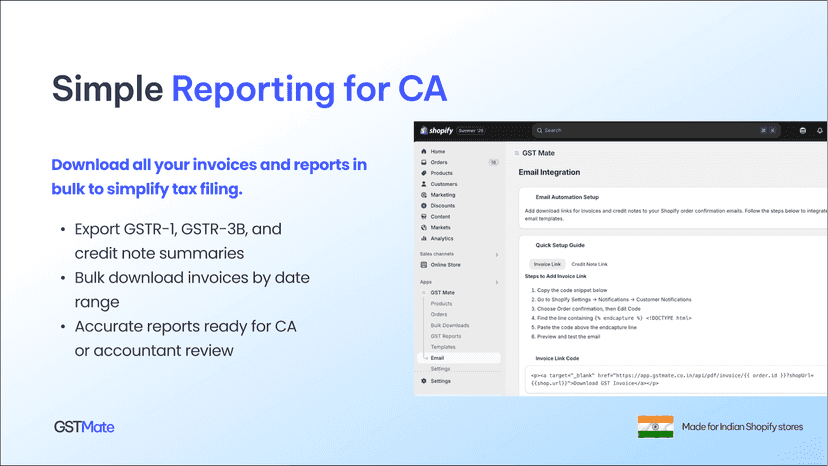 Simple Reporting for CA