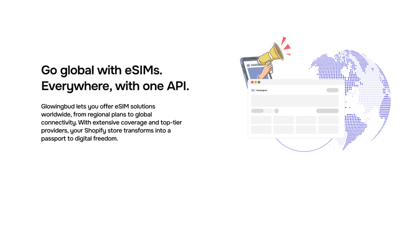 Go global with eSiMs. Everywhere, with one API.