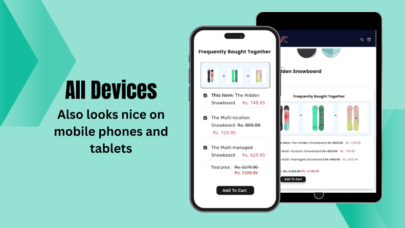 Frequently Bought Together Mobile View