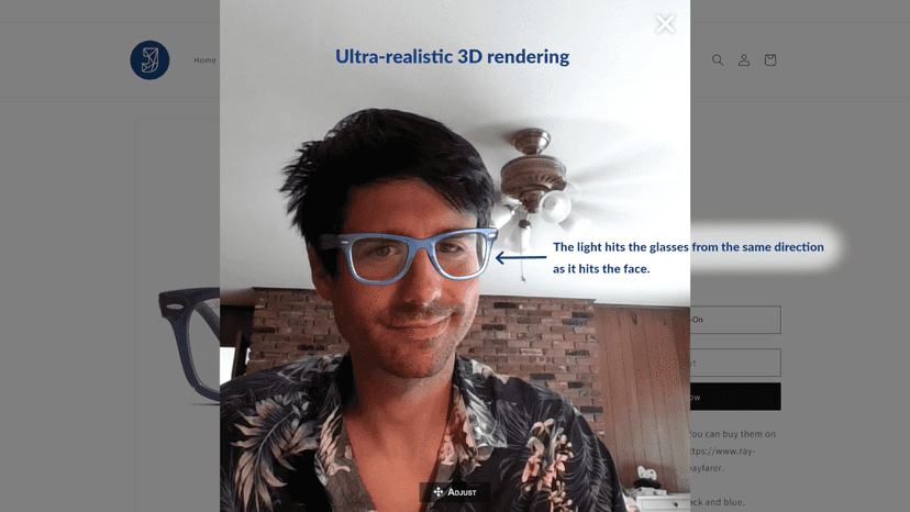 Ultra-realistic rendering featuring lighting reconstruction