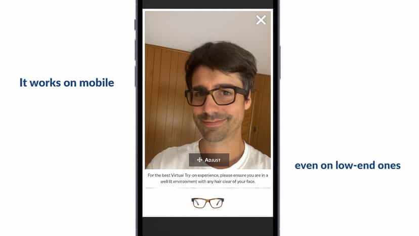 It works on mobile devices, even low-end ones